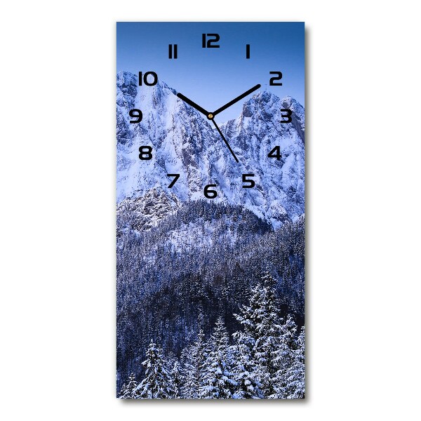 Vertical rectangular wall clock Giewont Tatry