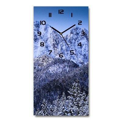 Vertical rectangular wall clock Giewont Tatry