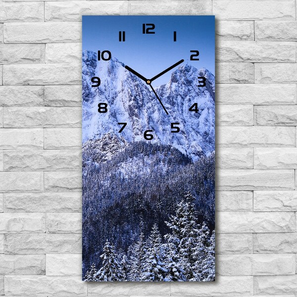 Vertical rectangular wall clock Giewont Tatry