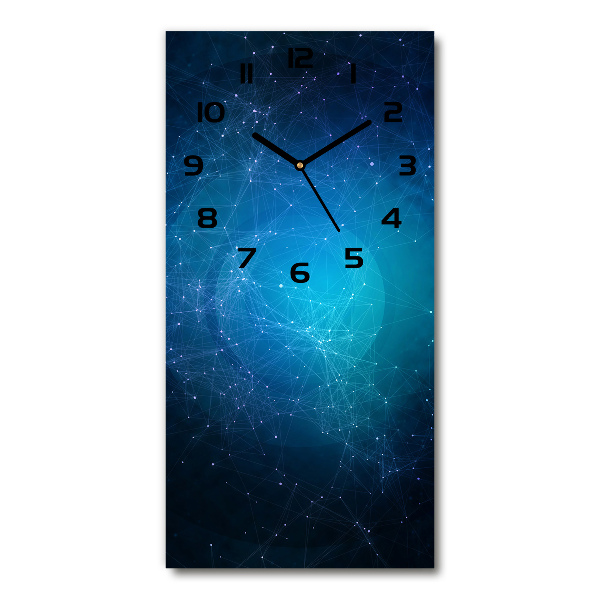 Modern vertical wall clock Constellation