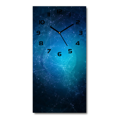 Modern vertical wall clock Constellation