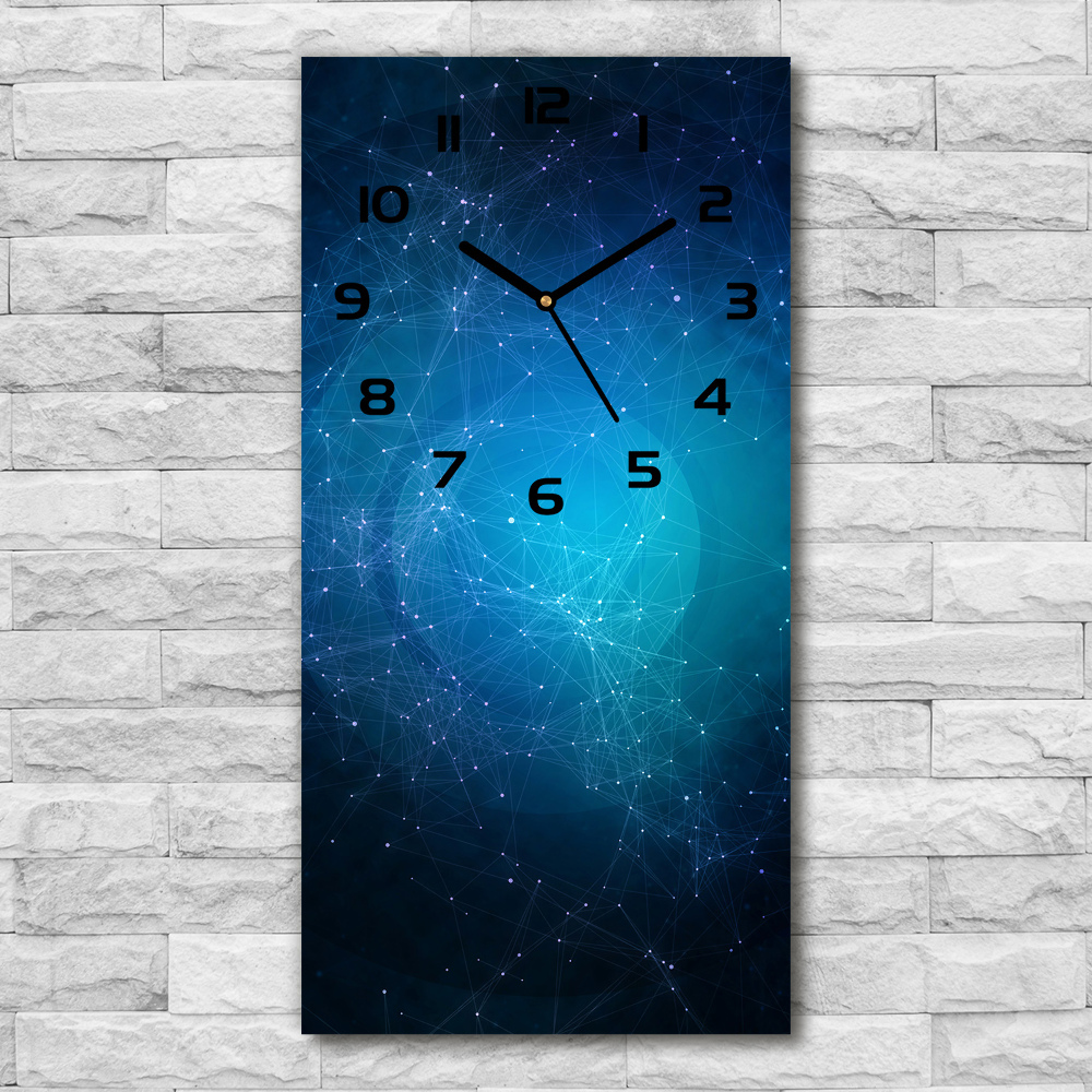 Modern vertical wall clock Constellation