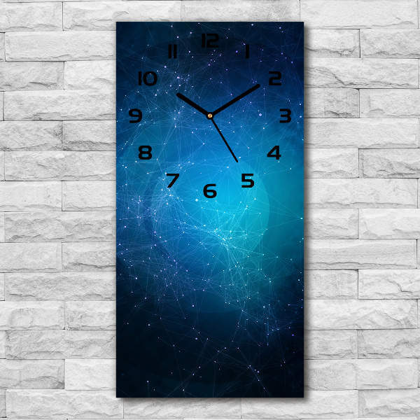 Modern vertical wall clock Constellation