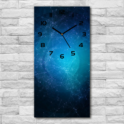 Modern vertical wall clock Constellation