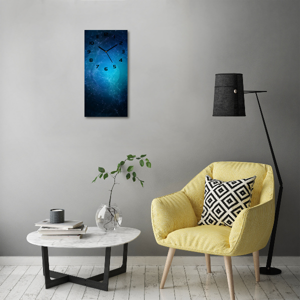 Modern vertical wall clock Constellation