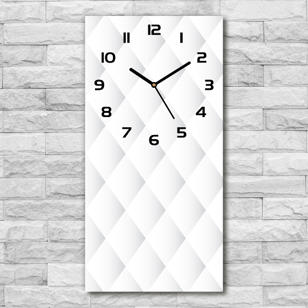 Vertical wall clock Square background