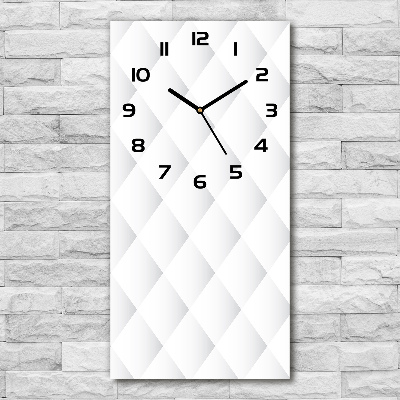 Vertical wall clock Square background