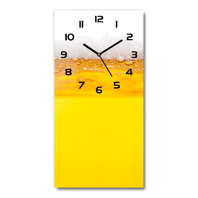 Vertical rectangular wall clock Beer