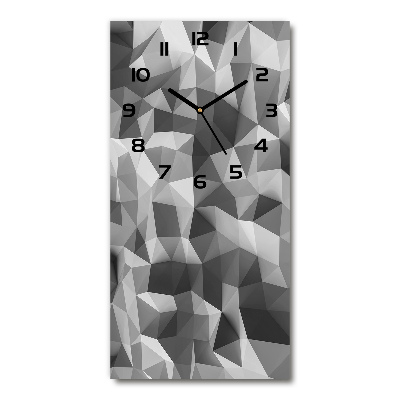 Vertical wall clock Abstraction of the triangle