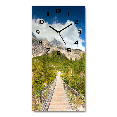 Vertical wall clock Hanging bridge