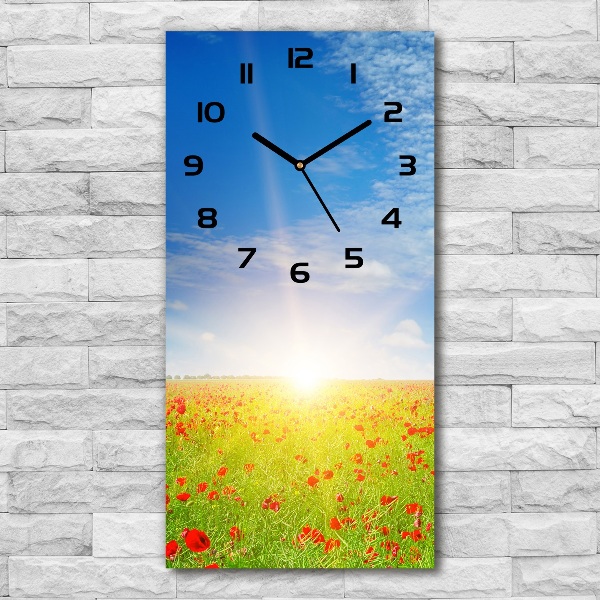 Vertical wall clock Mak field