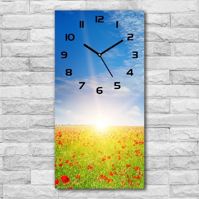 Vertical wall clock Mak field