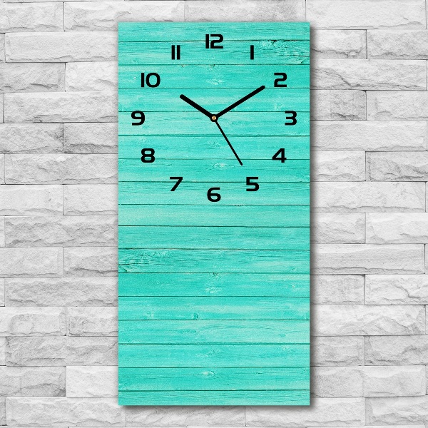 Vertical wall clock Green boards