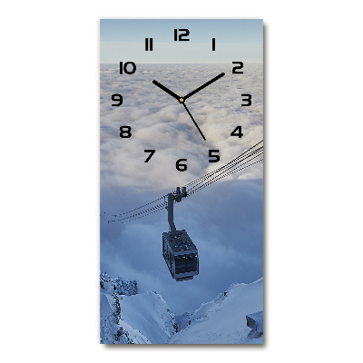 Vertical wall clock Roller coaster