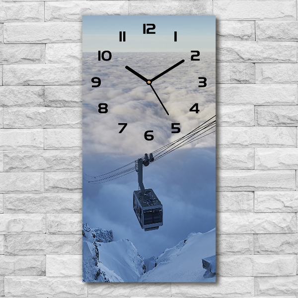 Vertical wall clock Roller coaster