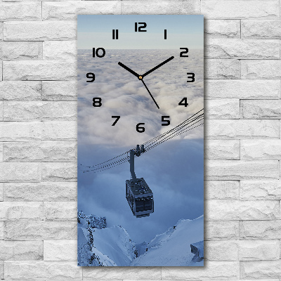 Vertical wall clock Roller coaster