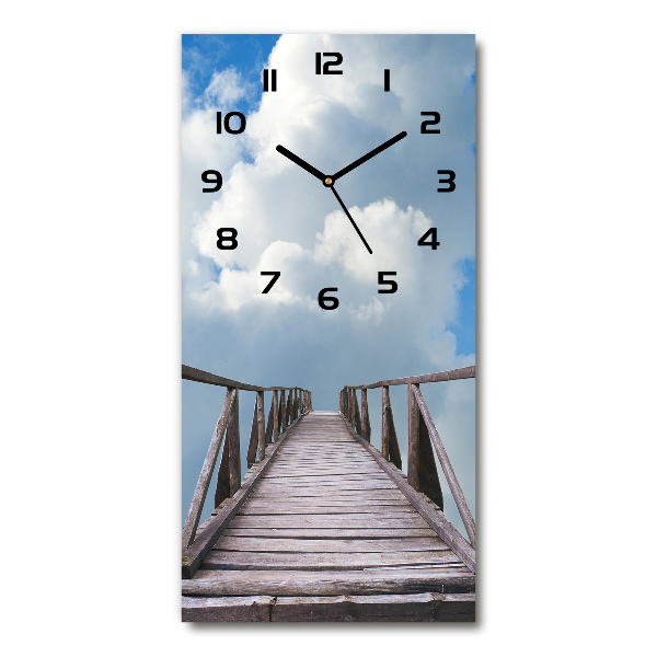 Modern vertical wall clock Way to heaven