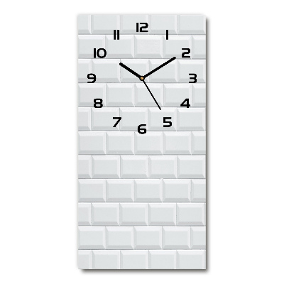 Vertical wall clock Ceramic wall