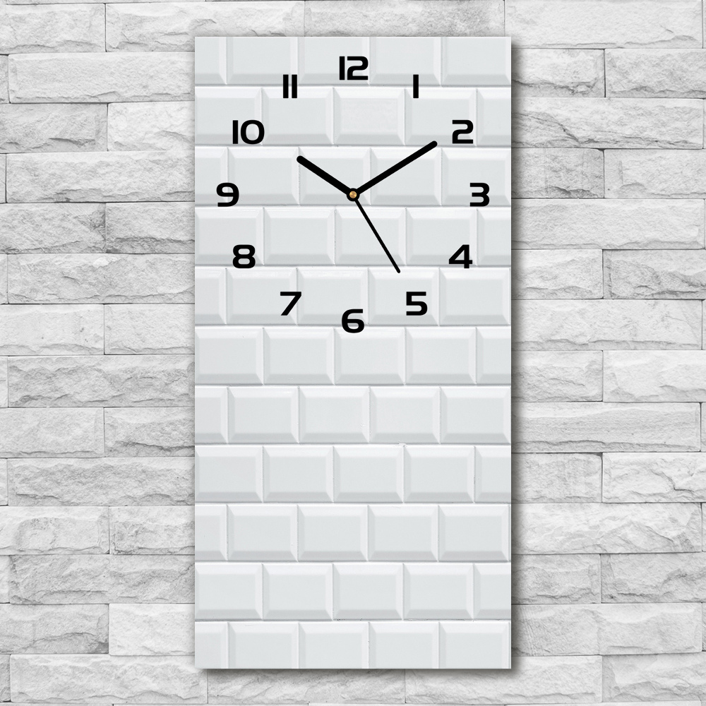 Vertical wall clock Ceramic wall