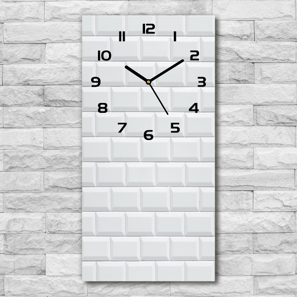 Vertical wall clock Ceramic wall