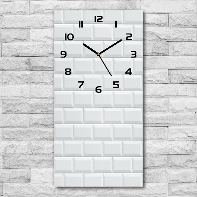 Vertical wall clock Ceramic wall