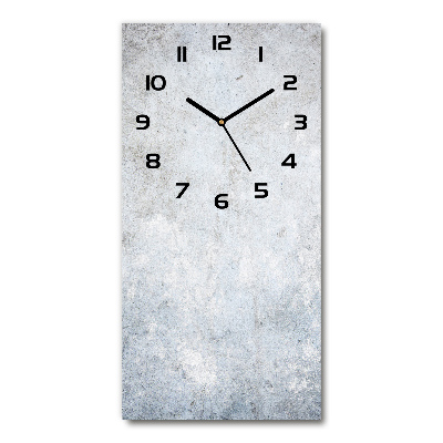 Vertical rectangular wall clock Concrete background