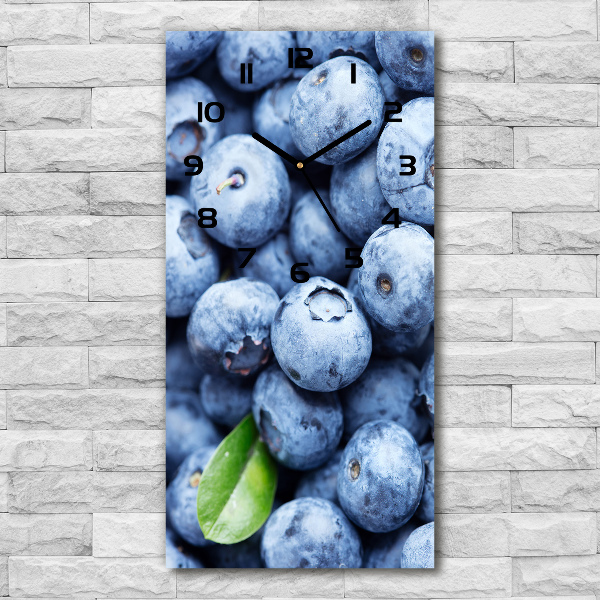 Vertical rectangular wall clock Berries