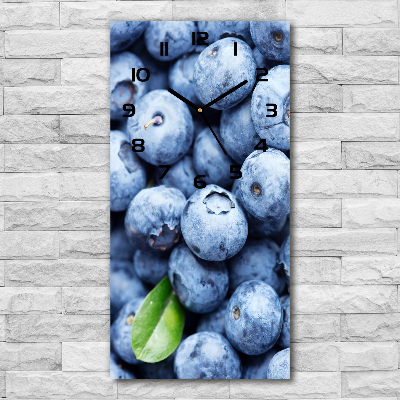 Vertical rectangular wall clock Berries