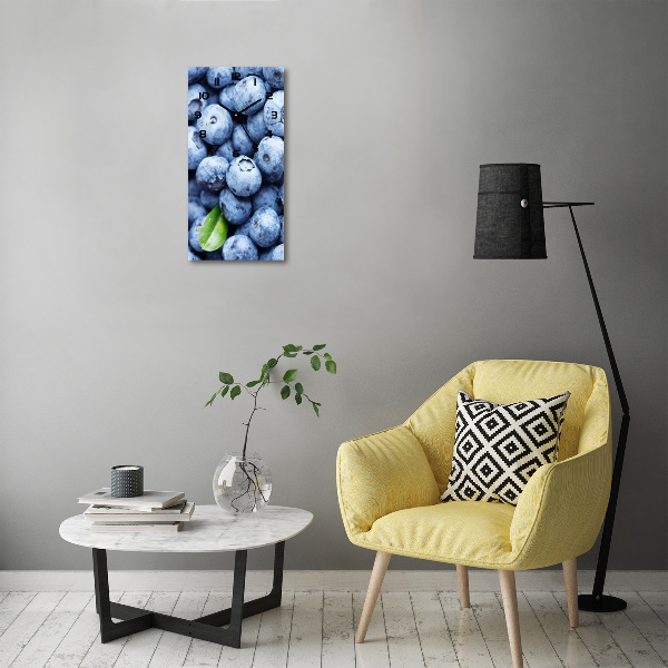 Vertical rectangular wall clock Berries