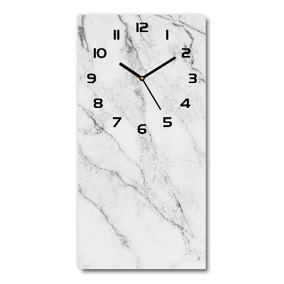 Vertical wall clock Marble background