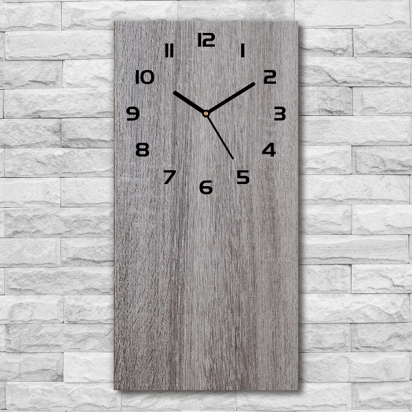 Vertical wall clock Wood