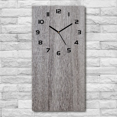 Vertical wall clock Wood