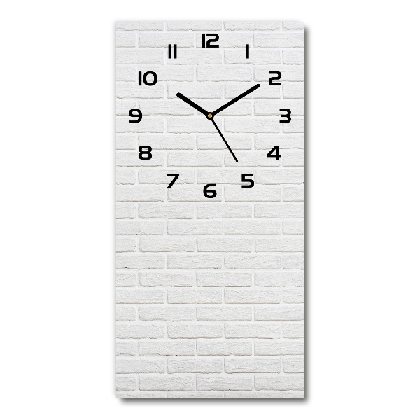 Vertical wall clock Brick wall