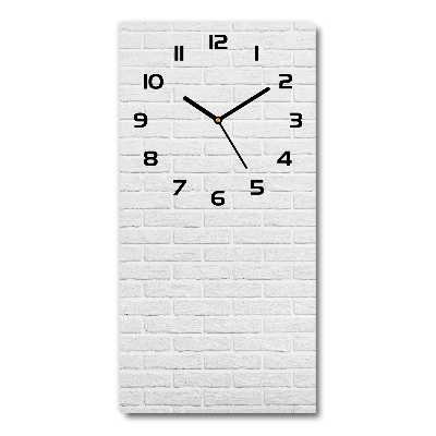 Vertical wall clock Brick wall