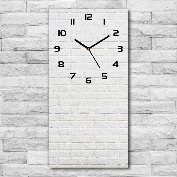 Vertical wall clock Brick wall