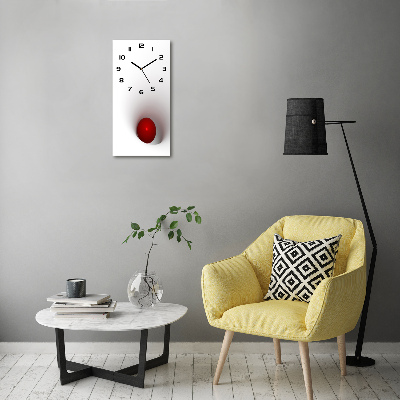 Modern vertical wall clock Abstraction of the ball