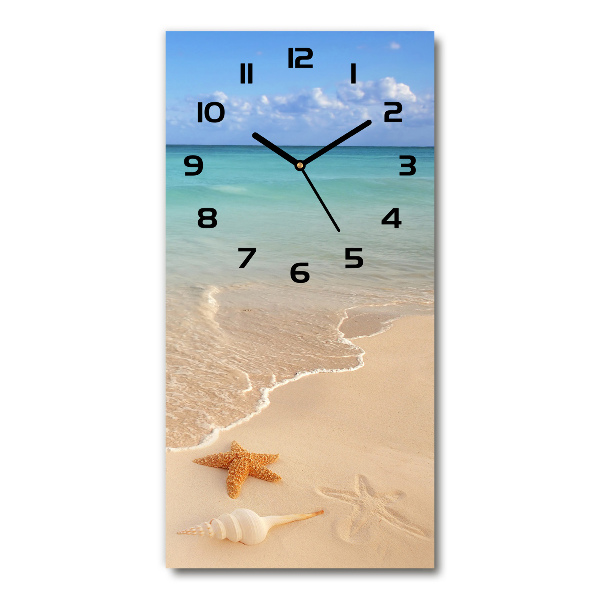 Vertical wall clock Starfish