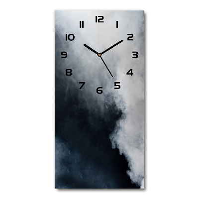 Vertical rectangular wall clock White