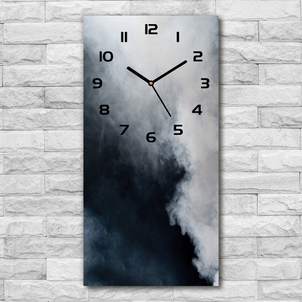 Vertical rectangular wall clock White