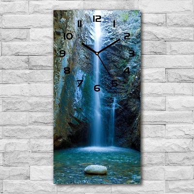 Vertical wall clock Waterfall