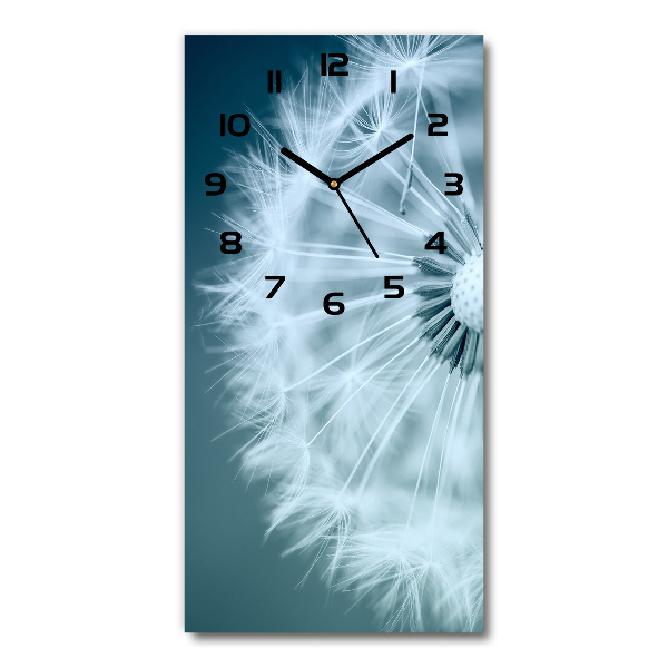 Vertical rectangular wall clock Dandelion