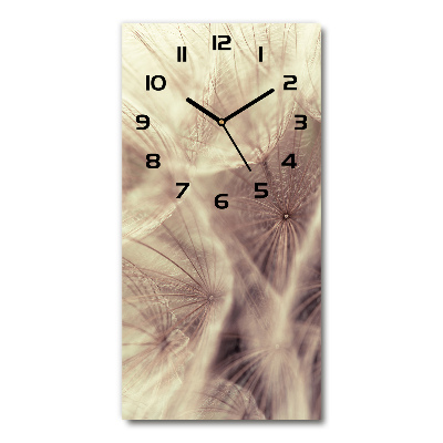 Modern vertical wall clock Dandelion