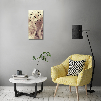 Modern vertical wall clock Dandelion