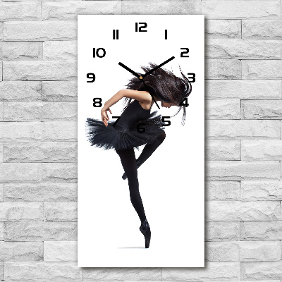 Vertical rectangular wall clock Ballerina