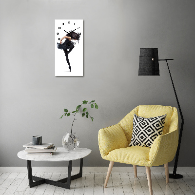 Vertical rectangular wall clock Ballerina