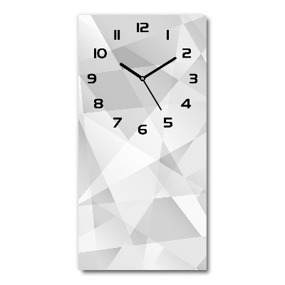 Vertical rectangular wall clock Abstraction Background