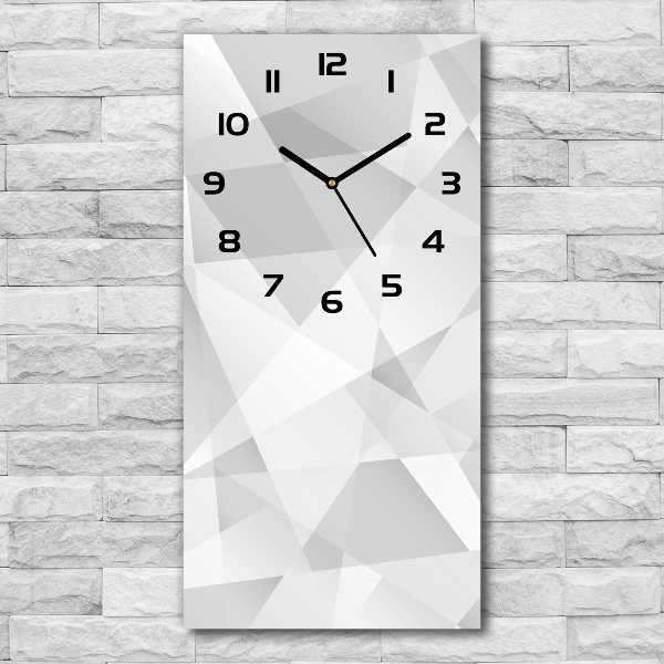 Vertical rectangular wall clock Abstraction Background