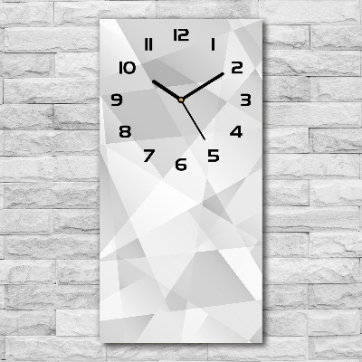 Vertical rectangular wall clock Abstraction Background