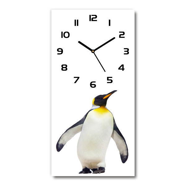 Vertical wall clock Penguin