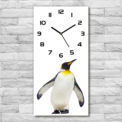 Vertical wall clock Penguin